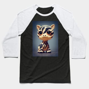 Zebra Mini Baseball T-Shirt